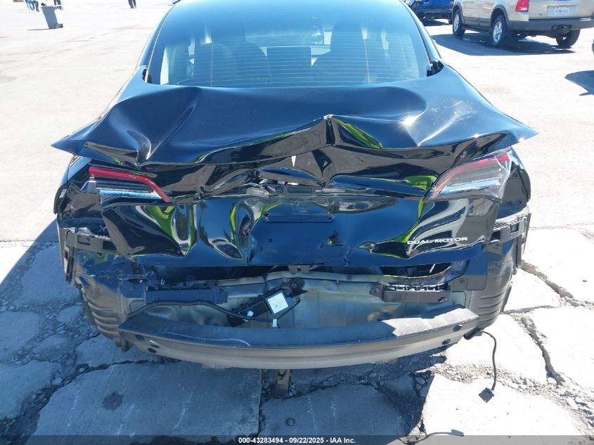 2022 Tesla Model 3 Long Range Dual Motor All-Wheel Drive VIN: 5YJ3E1EB9NF297289 Lot: 43283494