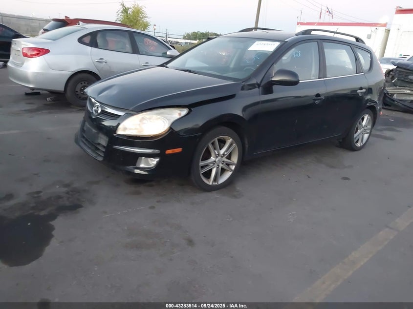 2010 Hyundai Elantra Touring Se black hatchback gasoline KMHDC8AE7AU063507 photo #3