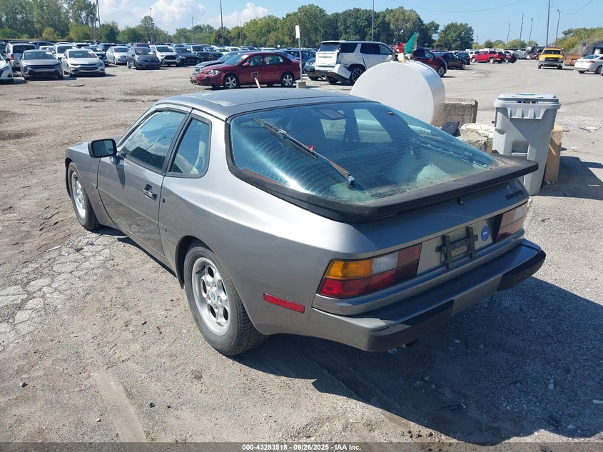 WP0AA0946GN454130 1986 PORSCHE 944 photo no. 3