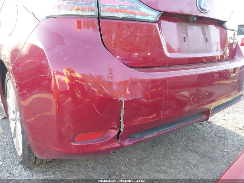 2011 Lexus Ct 200H Premium VIN: JTHKD5BH1B2028053 Lot: 43283528