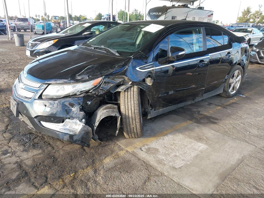 2013 Chevrolet Volt black hatchback hybrid 1G1RH6E43DU143966 photo #3
