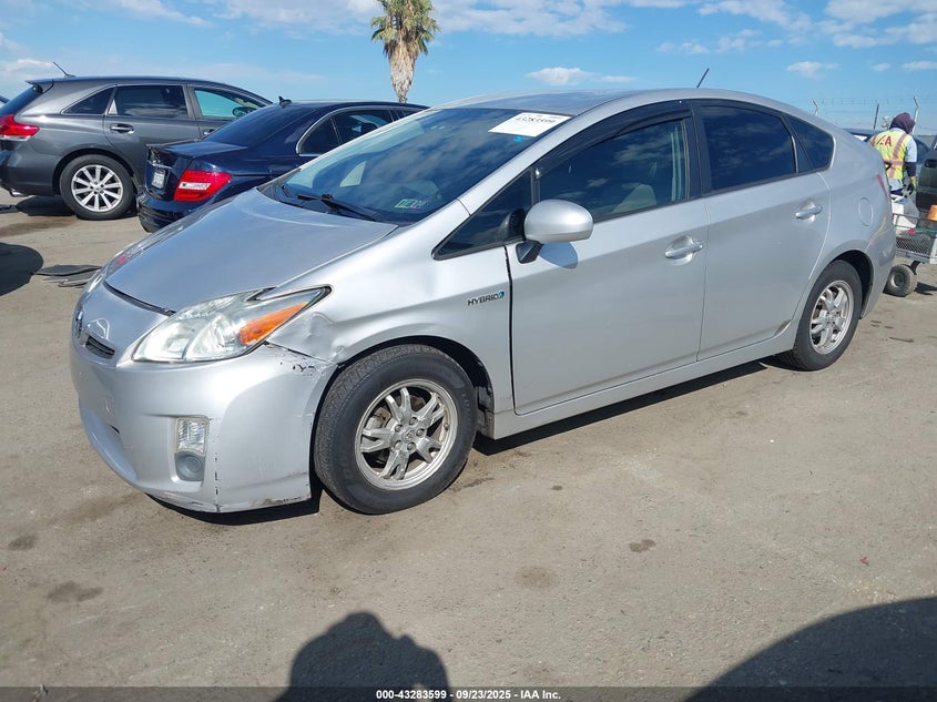 JTDKN3DU0A0128975 2010 TOYOTA PRIUS photo no. 2