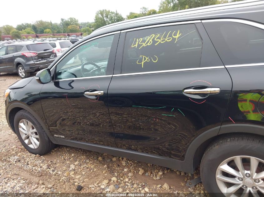 2017 Kia Sorento 3.3L Lx VIN: 5XYPGDA51HG204226 Lot: 43283664