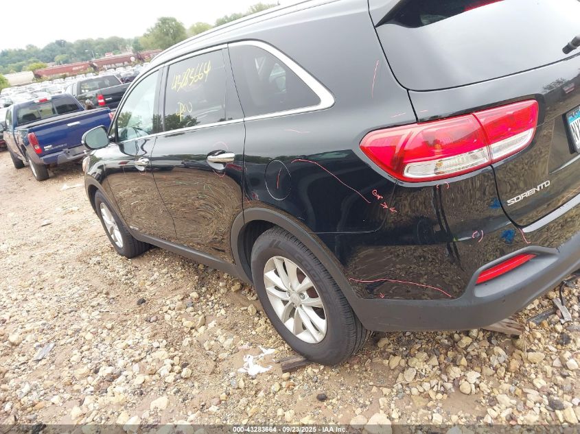 2017 Kia Sorento 3.3L Lx VIN: 5XYPGDA51HG204226 Lot: 43283664