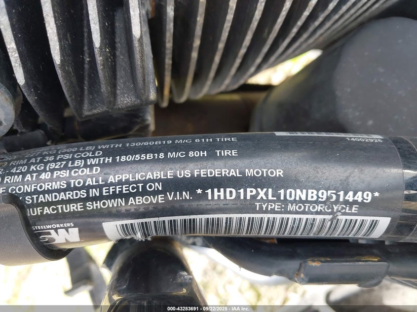 2022 HARLEY-DAVIDSON FLHXSE - 1HD1PXL10NB951449