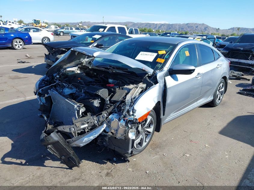 2019 Honda Civic Lx VIN: 19XFC2F60KE049640 Lot: 43283713