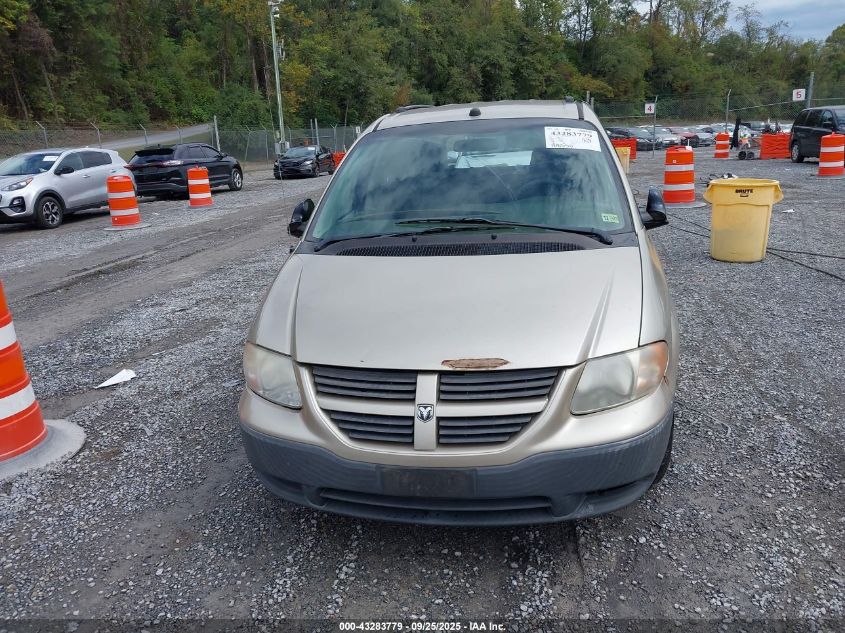 2005 Dodge Caravan Se VIN: 1D4GP25R85B306956 Lot: 43283779