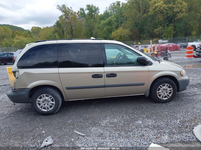 2005 Dodge Caravan Se VIN: 1D4GP25R85B306956 Lot: 43283779