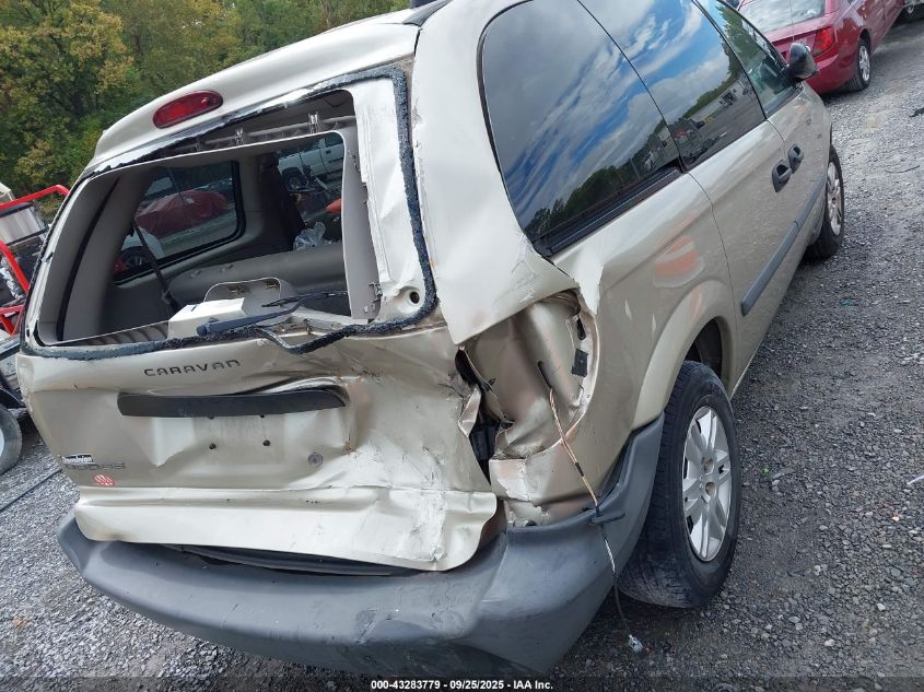 2005 Dodge Caravan Se VIN: 1D4GP25R85B306956 Lot: 43283779