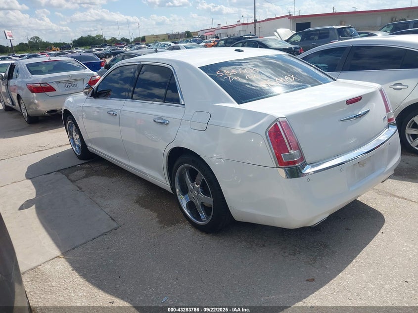 Vin: 2c3ca5cg1bh585609, lot: 43778393, chrysler 300 limited 20113
