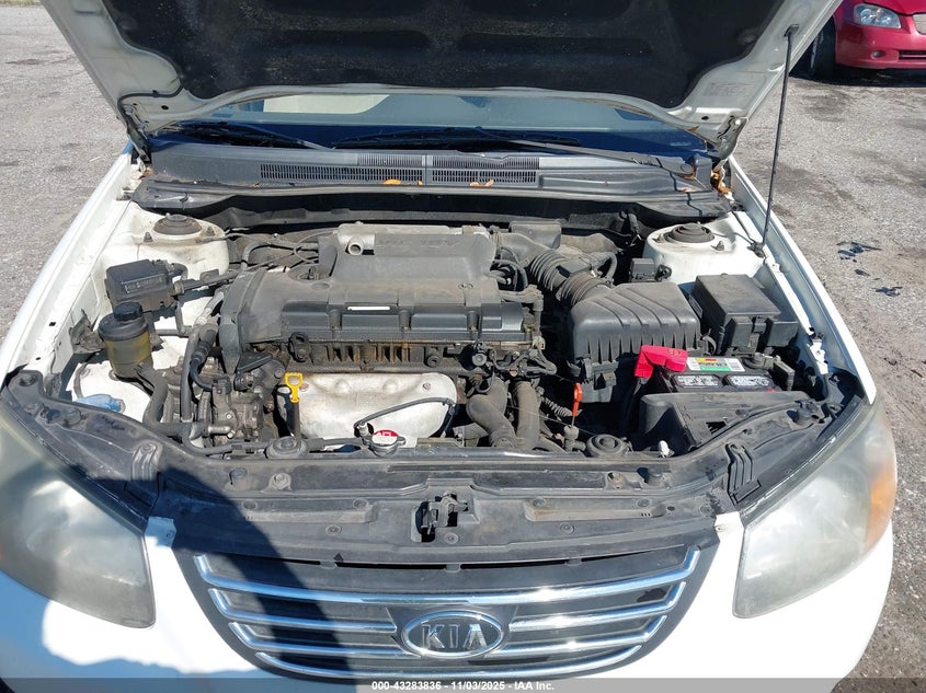 2009 Kia Spectra Ex VIN: KNAFE221295656744 Lot: 43283836