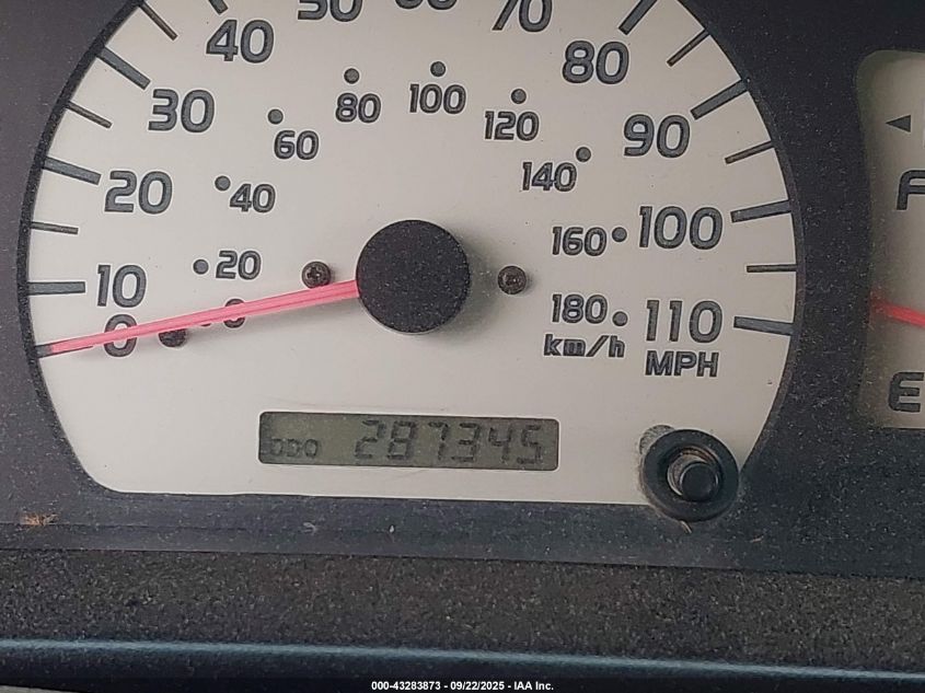 2002 Toyota Tacoma Base V6 VIN: 5TEHN72N22Z065392 Lot: 43283873