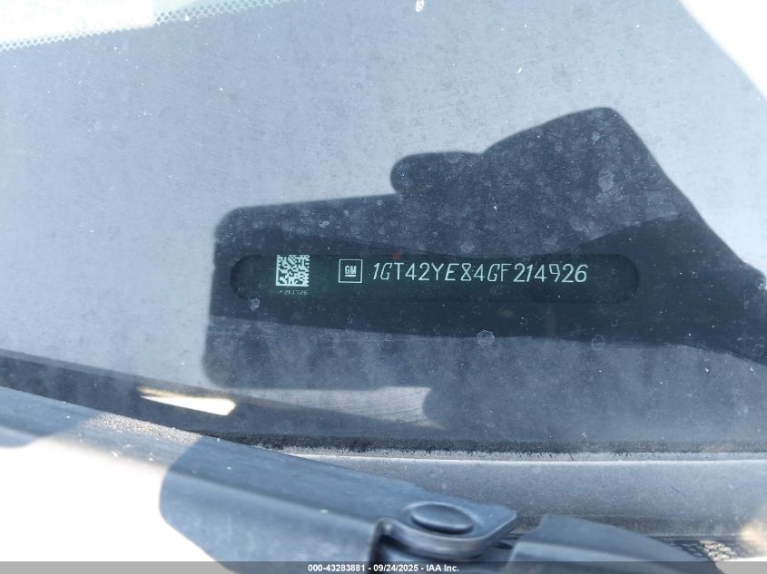 2016 GMC Sierra 3500Hd Denali VIN: 1GT42YE84GF214926 Lot: 43283881