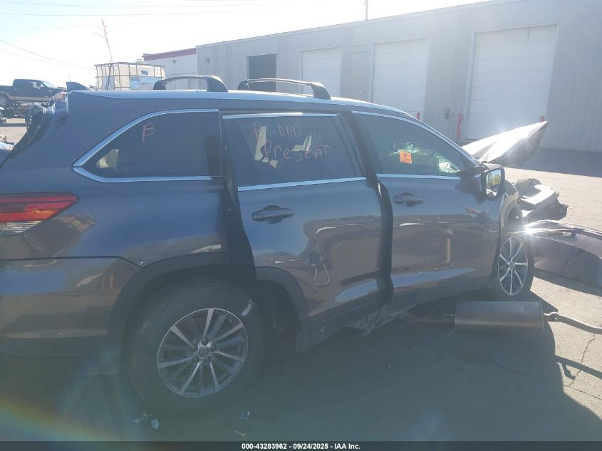 2019 Toyota Highlander Xle VIN: 5TDKZRFH3KS366406 Lot: 43283962
