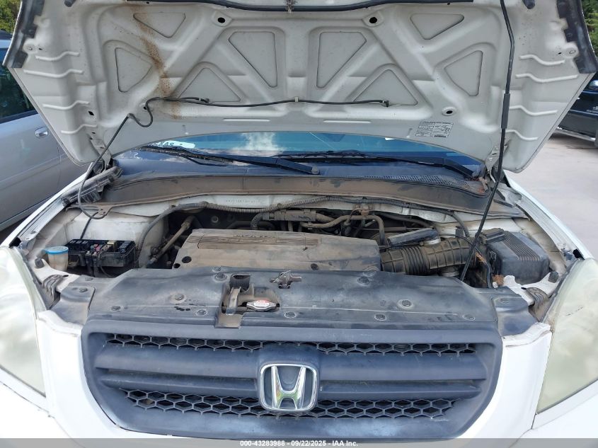 2003 Honda Pilot Ex-L VIN: 2HKYF18613H589292 Lot: 43283988