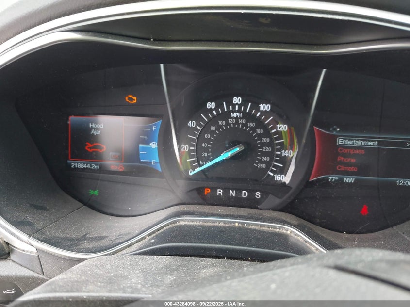 2016 Ford Fusion Se VIN: 1FA6P0HD3G5133710 Lot: 43284098