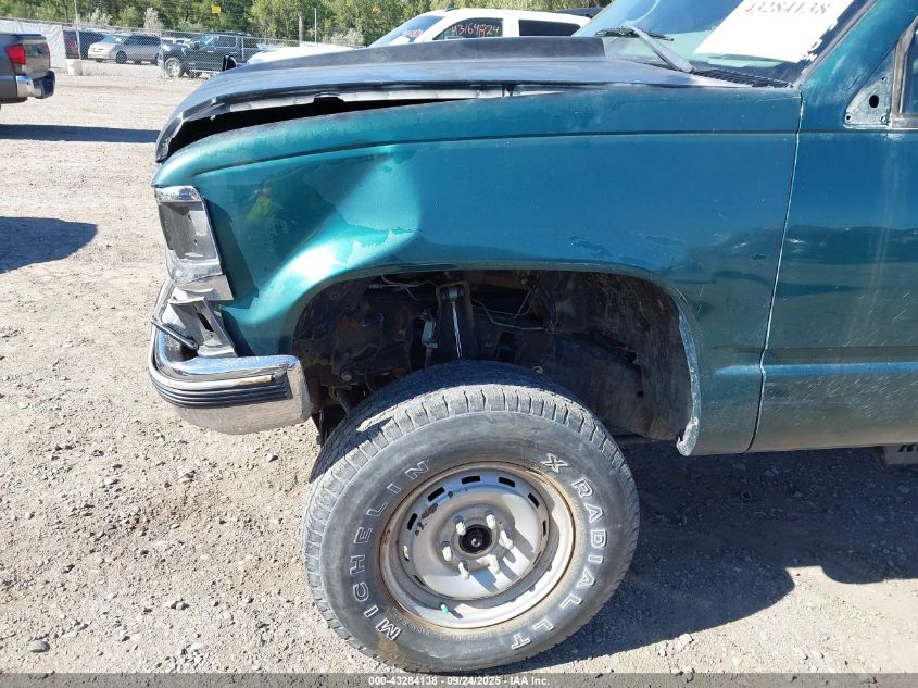 1998 GMC Sierra 1500 Sl Wideside VIN: 2GTEK19R7W1502122 Lot: 43284138