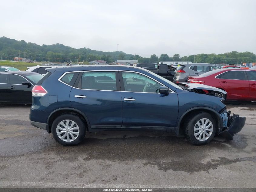 2015 Nissan Rogue S/Sl/Sv VIN: 5N1AT2MT2FT770456 Lot: 43284220