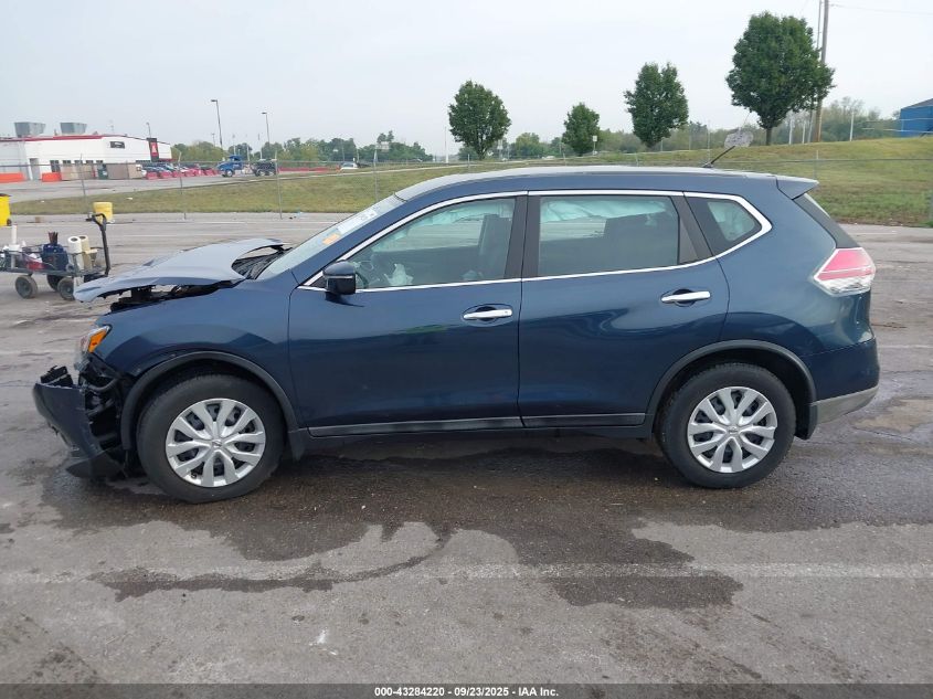 2015 Nissan Rogue S/Sl/Sv VIN: 5N1AT2MT2FT770456 Lot: 43284220