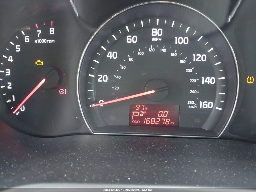 2014 Kia Sorento Lx VIN: 5XYKT3A61EG504174 Lot: 43284227