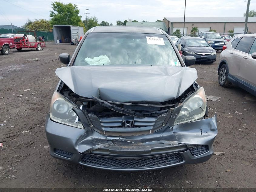 2009 Honda Odyssey Lx VIN: 5FNRL38259B018563 Lot: 43284239