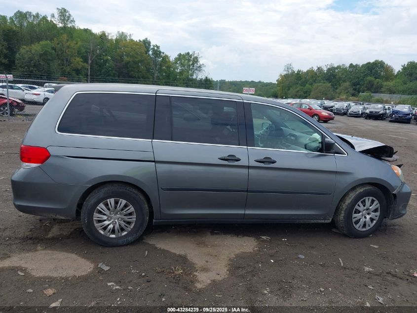 2009 Honda Odyssey Lx VIN: 5FNRL38259B018563 Lot: 43284239
