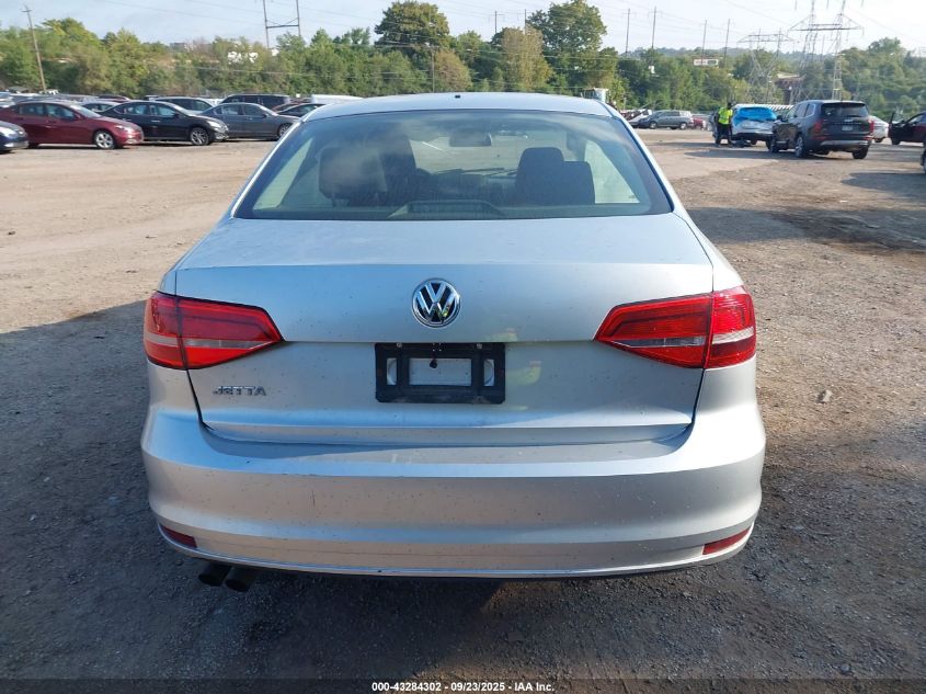 2015 Volkswagen Jetta 2.0L S VIN: 3VW2K7AJ4FM277241 Lot: 43284302