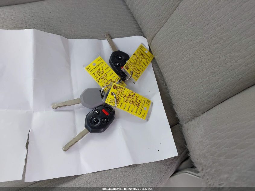 2010 Subaru Outback 2.5I Premium VIN: 4S4BRBEC6A3326944 Lot: 43284316