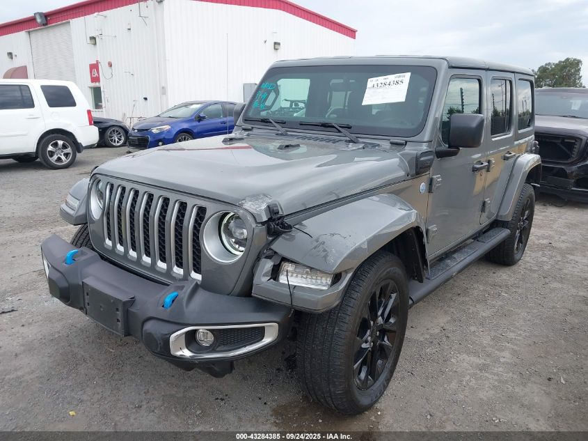 2023 Jeep Wrangler 4Xe Sahara 4X4 VIN: 1C4JJXP69PW559476 Lot: 43284385
