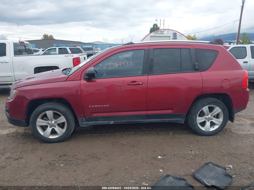 2012 Jeep Compass Latitude VIN: 1C4NJDEB1CD588704 Lot: 43284433