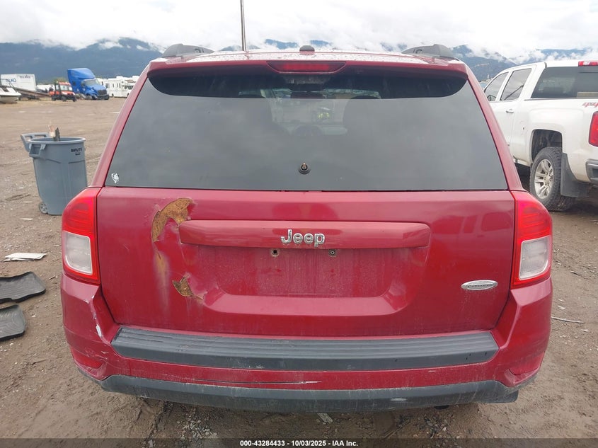 2012 Jeep Compass Latitude VIN: 1C4NJDEB1CD588704 Lot: 43284433