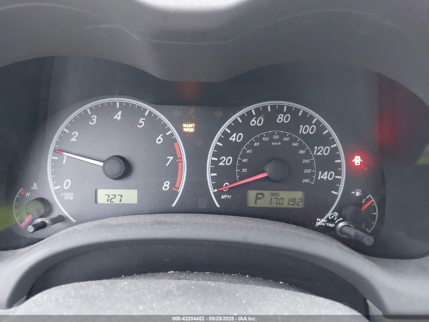 2009 Toyota Corolla Le VIN: 2T1BU40E39C181159 Lot: 43284452