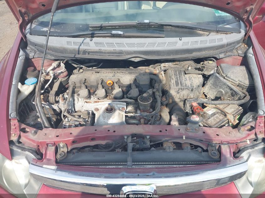 2008 Honda Civic Lx VIN: 2HGFA16578H523282 Lot: 43284484