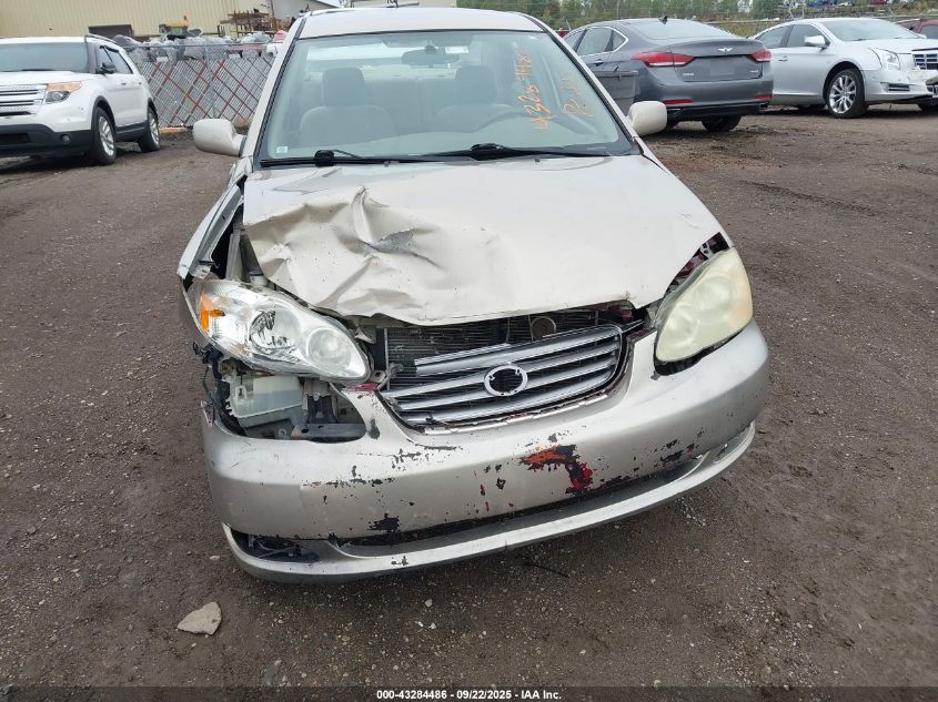 2004 Toyota Corolla Le VIN: 2T1BR32E74C229683 Lot: 43284486