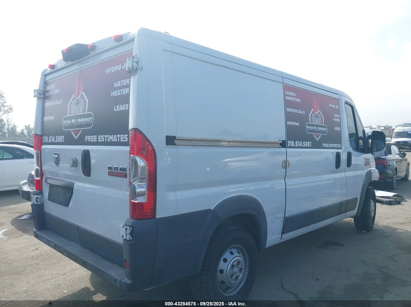 2015 RAM PROMASTER 1500 LOW ROOF - 3C6TRVAG8FE502743