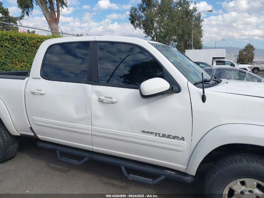 2006 Toyota Tundra Limited V8 VIN: 5TBDT481X6S533579 Lot: 43284599