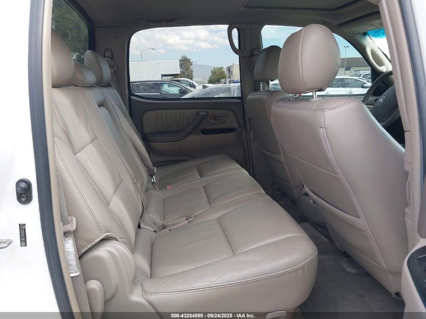 2006 Toyota Tundra Limited V8 VIN: 5TBDT481X6S533579 Lot: 43284599