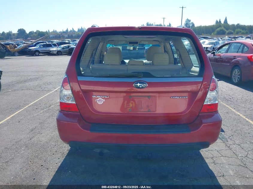 2006 Subaru Forester 2.5X VIN: JF1SG63676H719592 Lot: 43284612