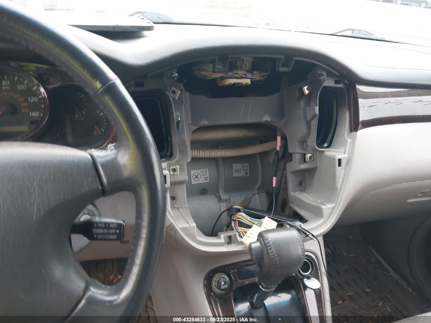 2001 Toyota Highlander V6 VIN: JTEHF21A810010406 Lot: 43284633