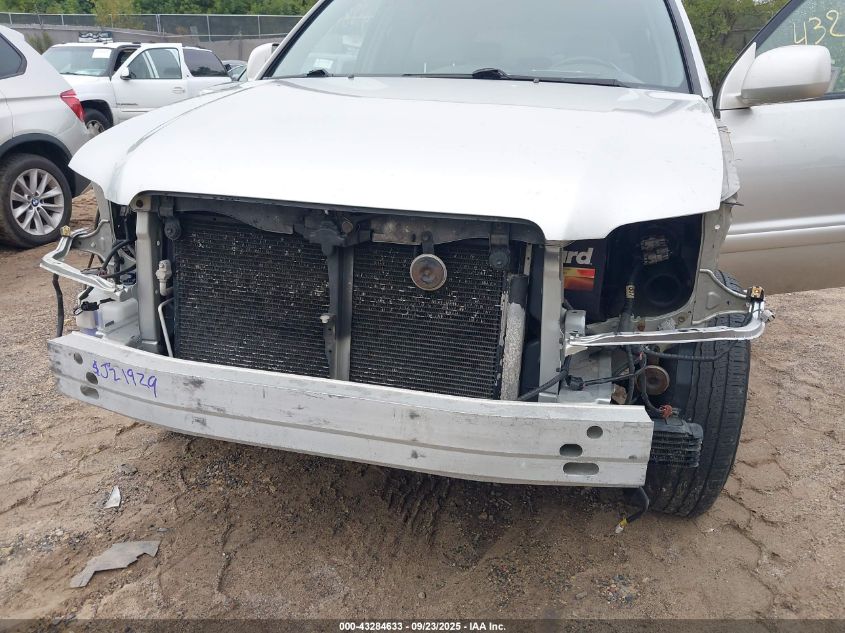 2001 Toyota Highlander V6 VIN: JTEHF21A810010406 Lot: 43284633