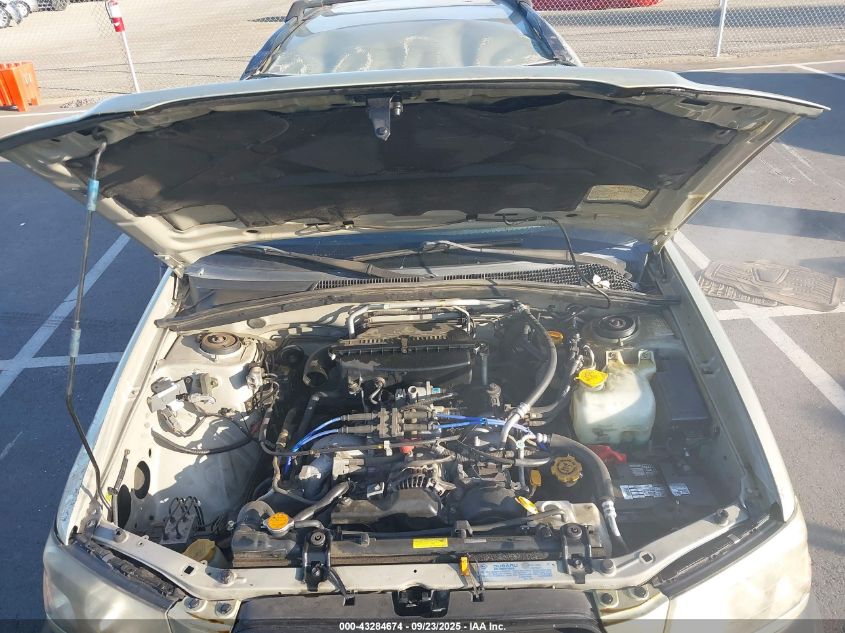 2004 Subaru Forester 2.5X VIN: JF1SG63624H728195 Lot: 43284674