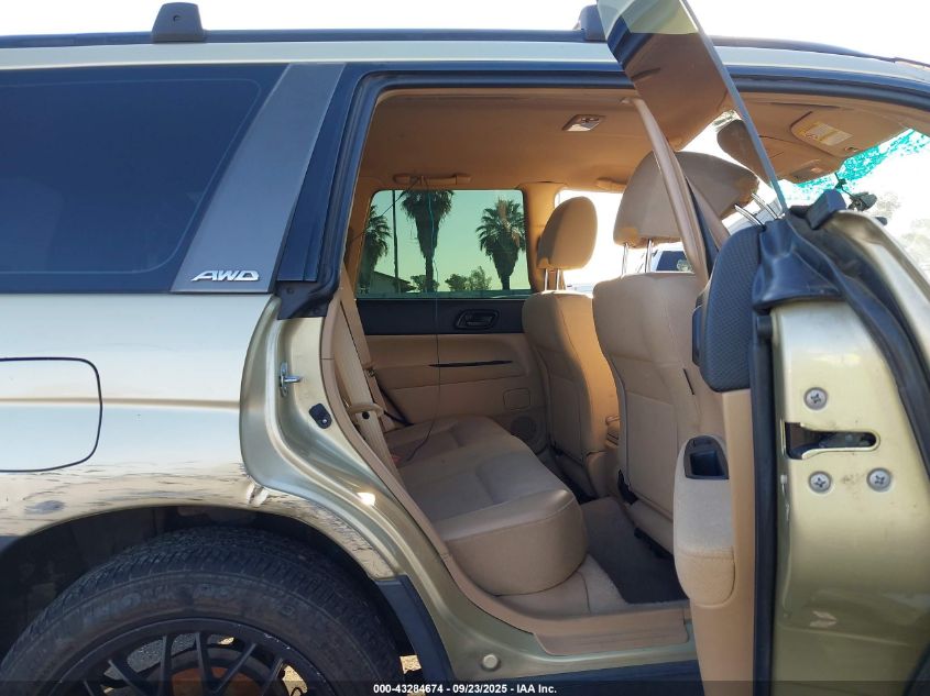 2004 Subaru Forester 2.5X VIN: JF1SG63624H728195 Lot: 43284674