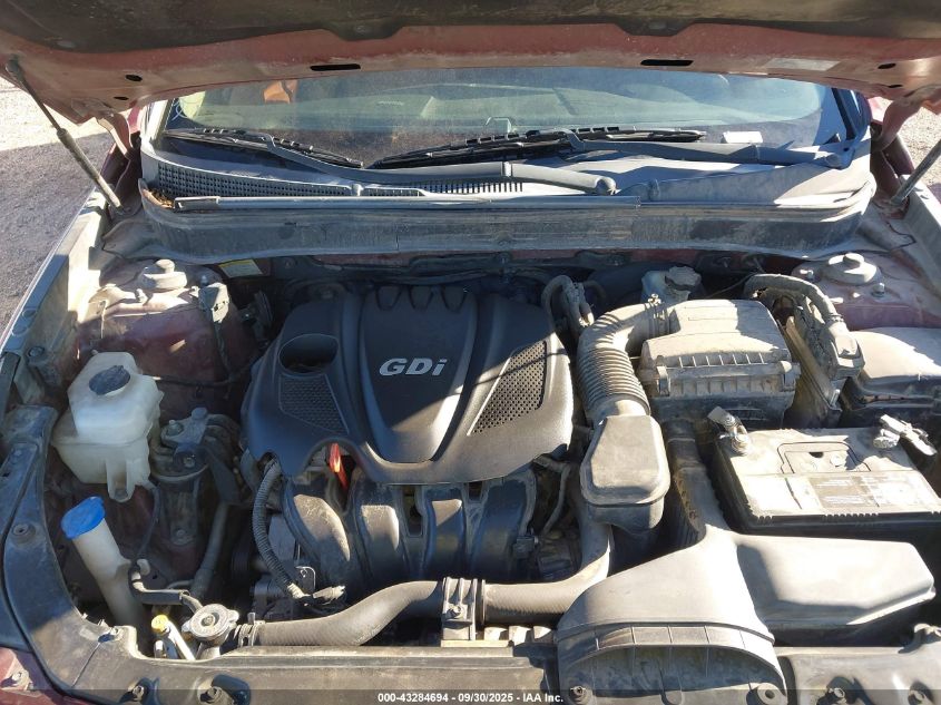 2012 Hyundai Sonata Gls Pzev VIN: 5NPEB4AC9CH331182 Lot: 43284694