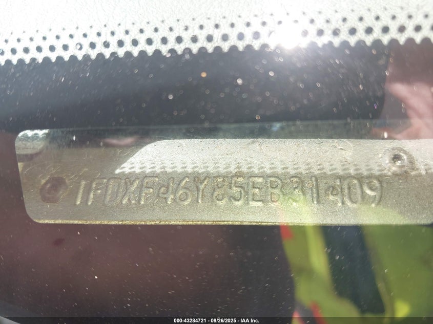 2005 Ford F-450 Xl/Xlt VIN: 1FDXF46Y85EB31409 Lot: 43284721