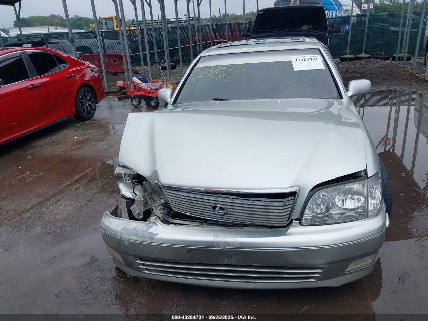 2000 Lexus Ls 400 VIN: JT8BH28F4Y0178803 Lot: 43284731