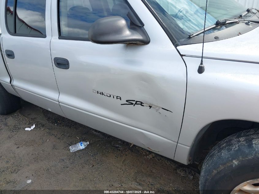 2001 Dodge Dakota Slt/Sport VIN: 1B7HL2AX71S339443 Lot: 43284744