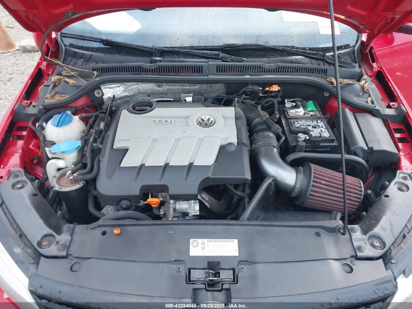 2012 Volkswagen Jetta 2.0L Tdi VIN: 3VWLL7AJ7CM391893 Lot: 43284840