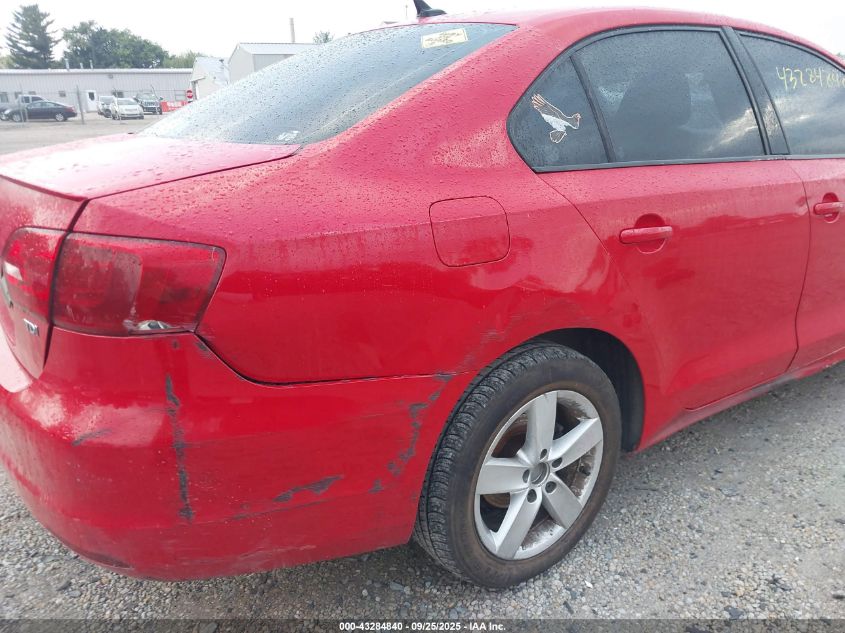 2012 Volkswagen Jetta 2.0L Tdi VIN: 3VWLL7AJ7CM391893 Lot: 43284840