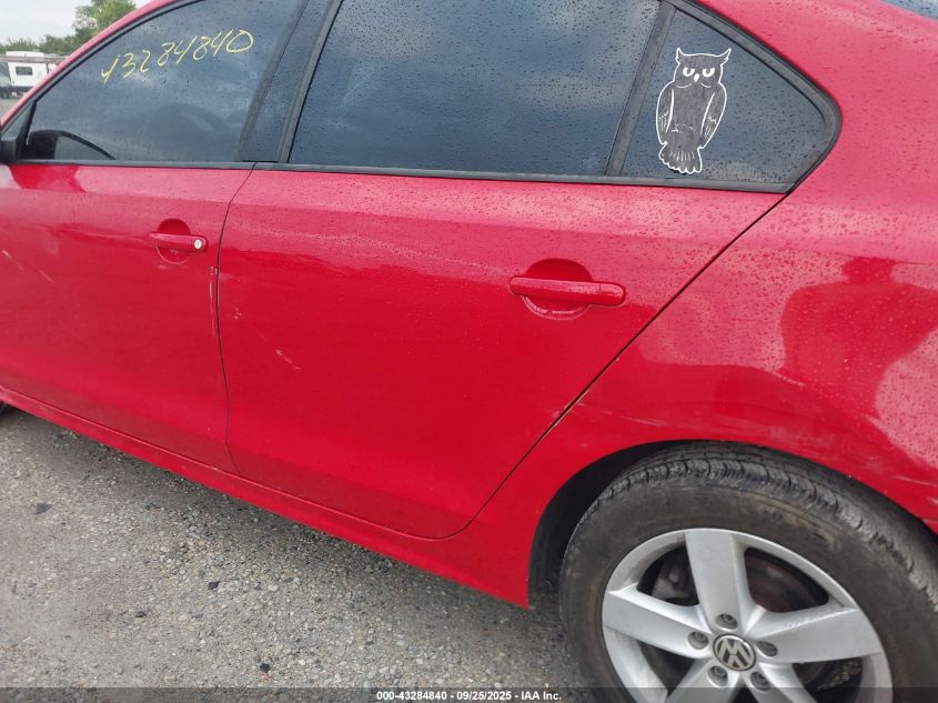 2012 Volkswagen Jetta 2.0L Tdi VIN: 3VWLL7AJ7CM391893 Lot: 43284840