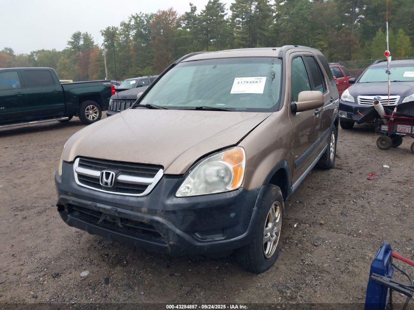 2002 Honda Cr-V Ex VIN: JHLRD78832C008645 Lot: 43284887
